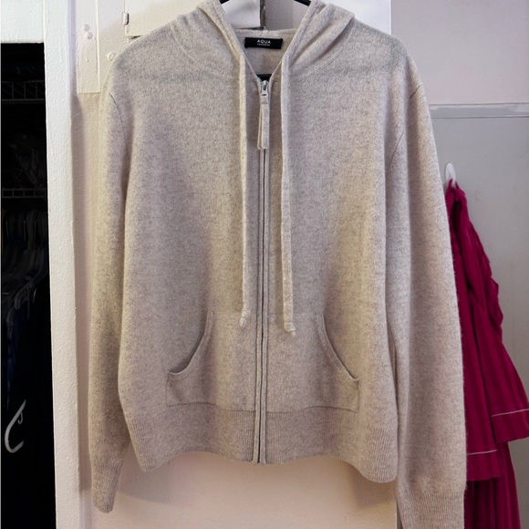 Cashmere hoodie size Large oatmeal/beige/warm grey - Picture 2 of 7